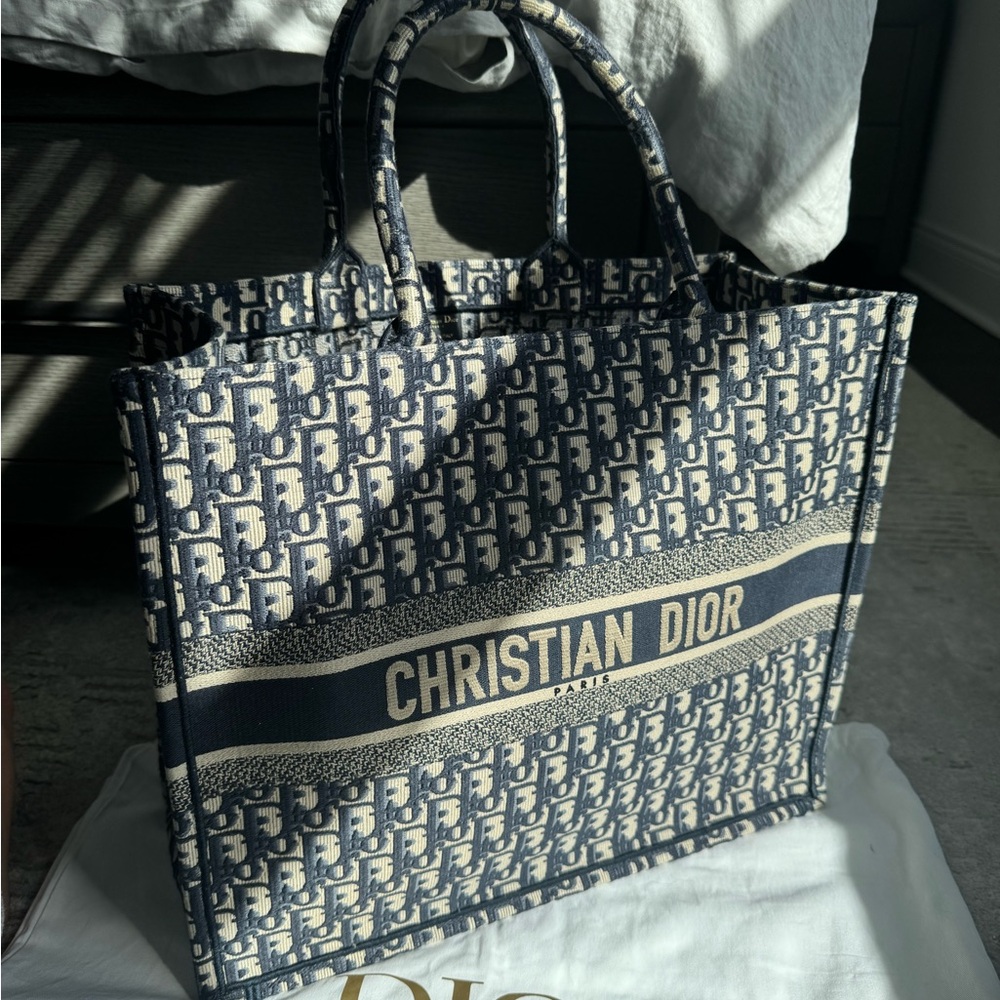 Large Dior Book Tote
